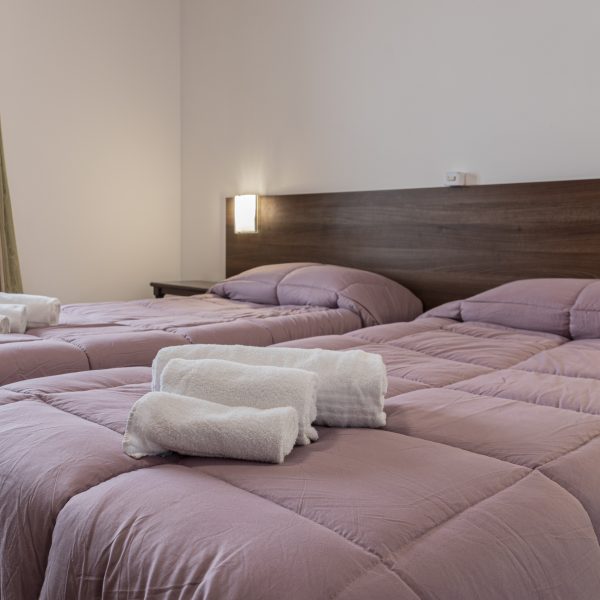 camera vista piste da sci prato nevoso